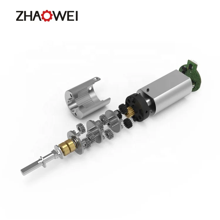 Mini low rpm high torque 12 volt 16mm electric planetary geared reducer miniaturized stepper BLDC motor with reduction gear