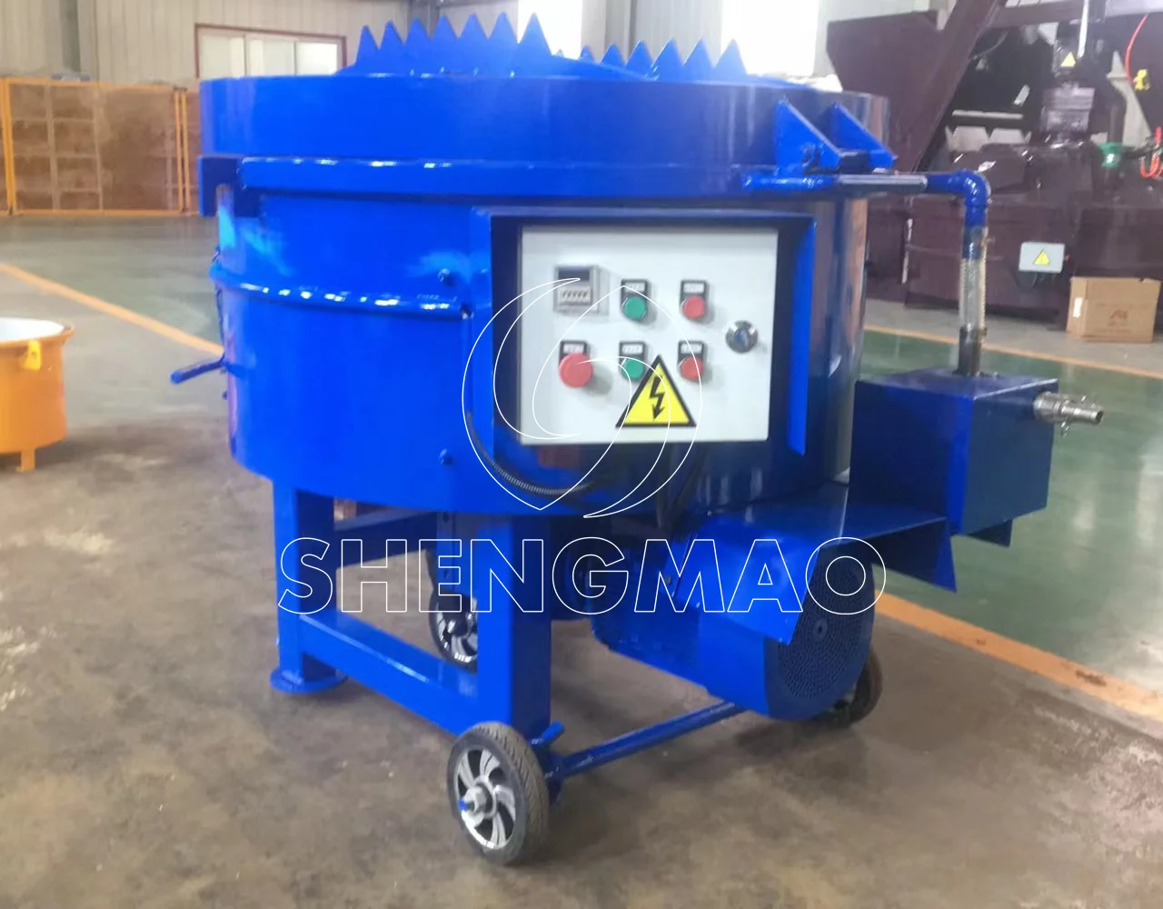 100L 250L 500 Liter Productivity Castable Cement Mixer Refractory Pan Mixer For Sale