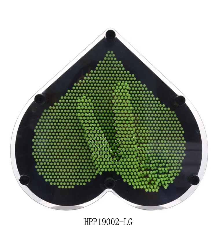 
heart shape plastic 3D Pin Art/2020 Best Novelty Toys 