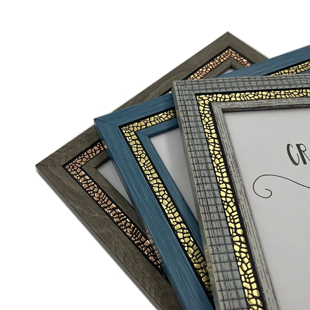 New Design 5x7 6x8 8x10  inches Retro Photo Frame Plastic Picture Frame For Home Decor