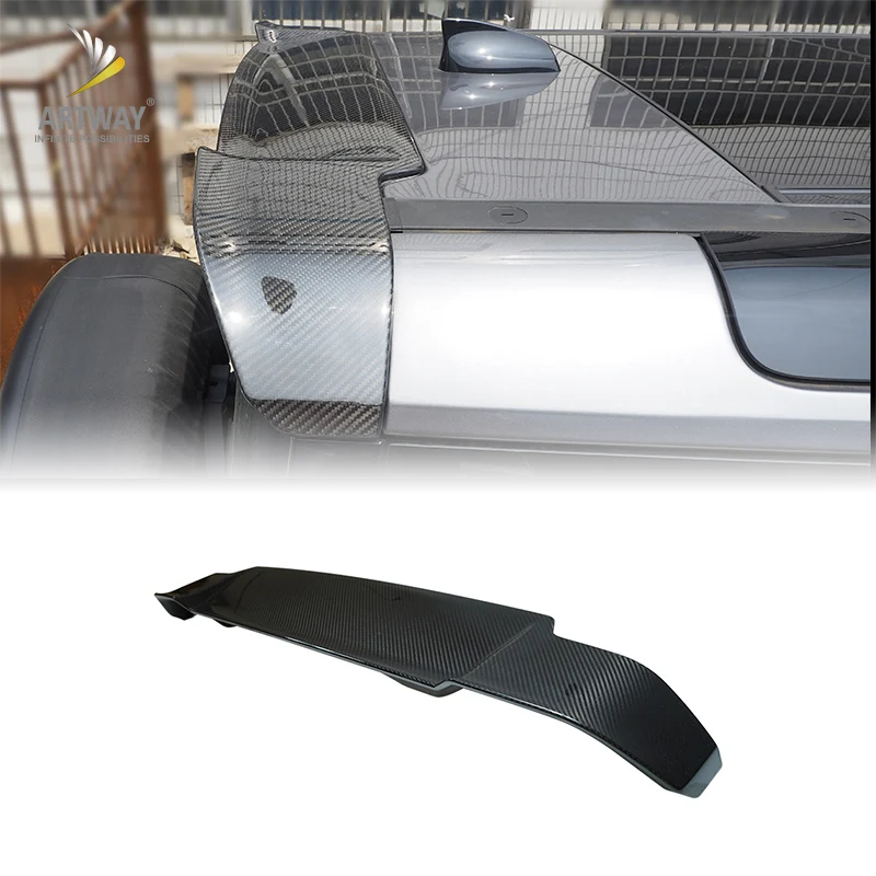 Заводская поставка, высококачественный черный Задний спойлер из углеродного волокна на крышу для land rover defender 2020