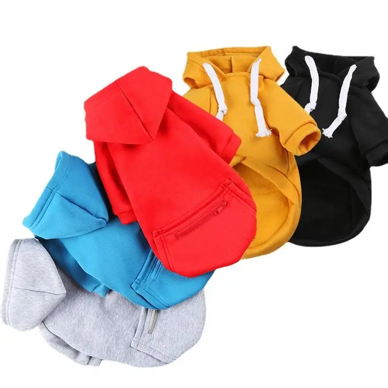 Muti-Sizes Dog Hoodie Clothes Large Dog Outdoor Winter Warm Pet Coat Jacket Blank Dog Hoodie Clothes