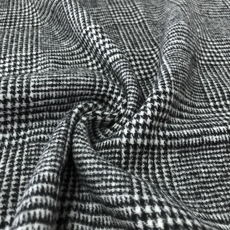 High Quality Breathable Wholesale Polyester alpaca wool Spandex Satin twill Fabric for autumn winter apparel or garment