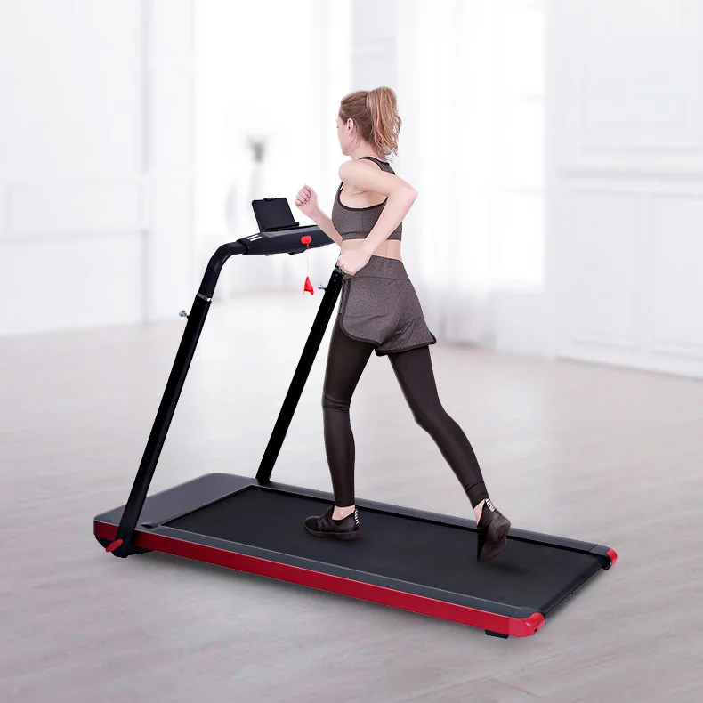 2 in 1 handle up down different speed range home use foldable running treadmill machine electric walking pad treadmill