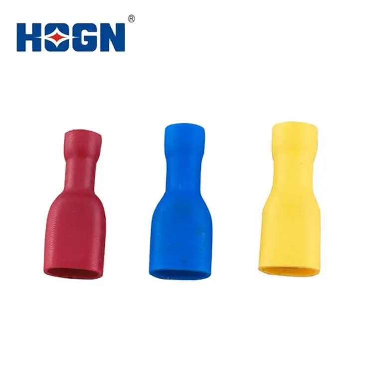 HOGN Manufacture PVC Frd Series Fully Insulated Tube With Bullet Butt Male And Female Quick Disconnect Connector Terminal