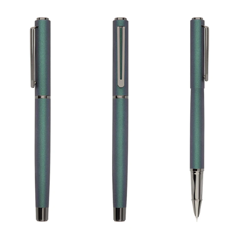 Laser color-changing metal ballpoint pen Luxury unique ball point pens custom color logo