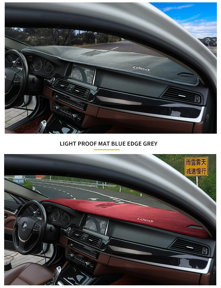 2024 High Quality Anti-Sunlight Reflection Hot Selling Car Dashboard Cover Mat Use For FORD FIESTA