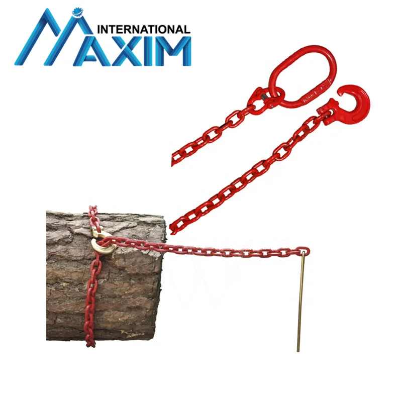 8mm G70 Forestry Logging Choker Chain With Steel Probe