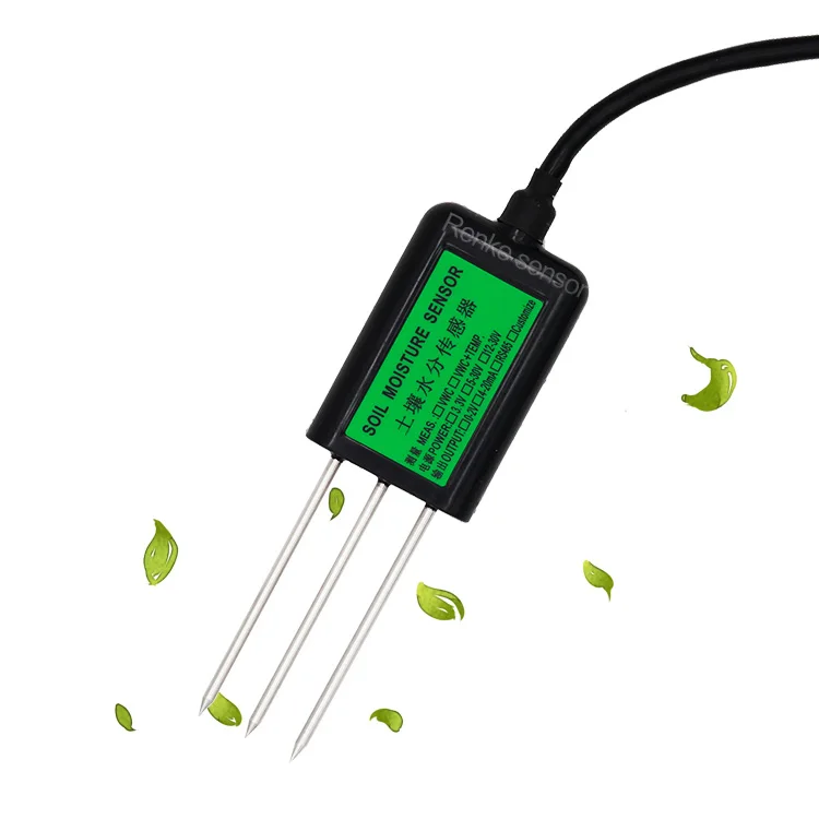 Промышленный датчик влажности rs485 4-20ma 0 5v 0 10v iot датчик влажности почвы ec