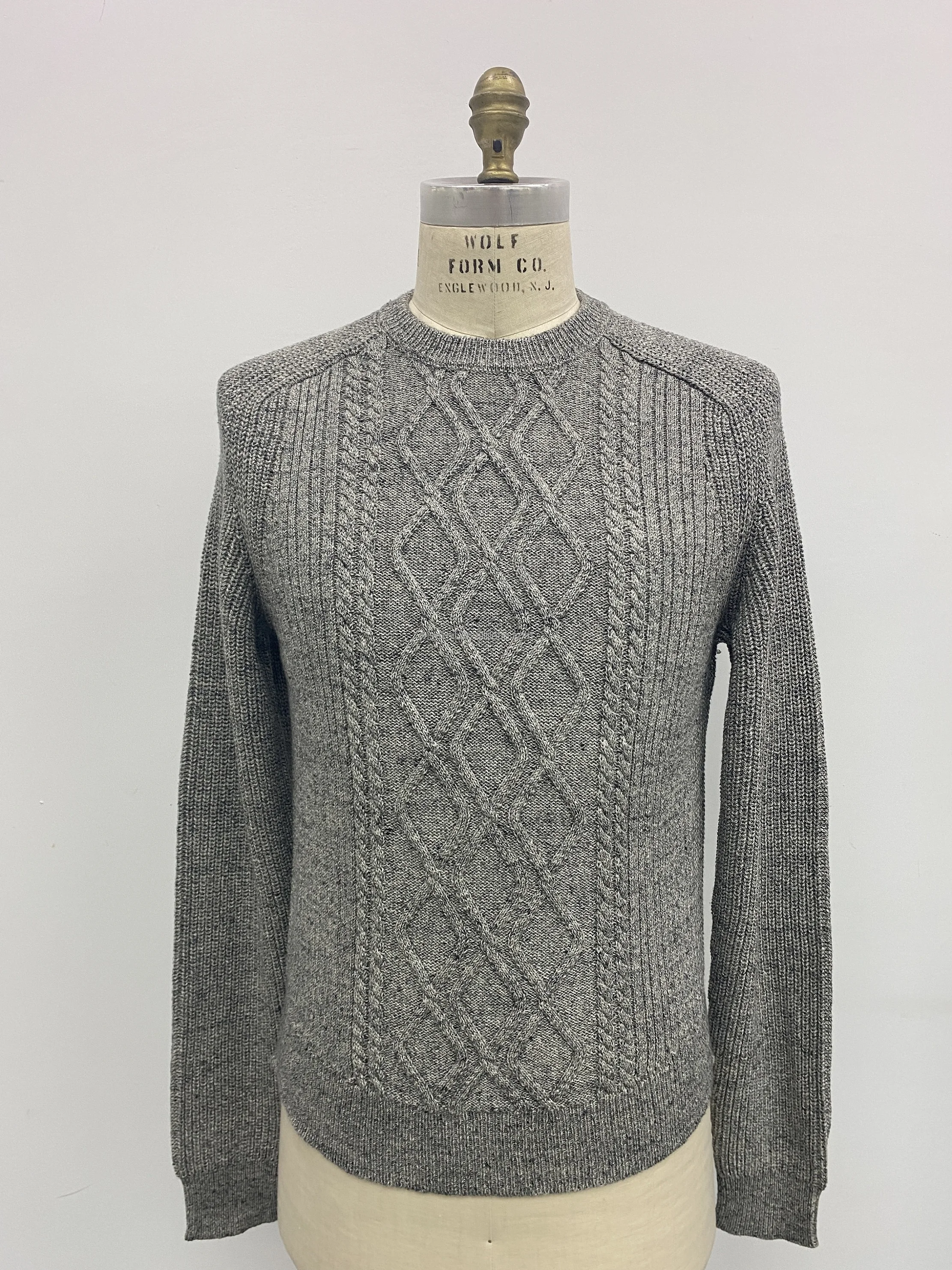 Old Money Clothes Men Design Men Sweater Jacquard Letter Knitwear Men Crew Neck Pullover Winter Knitted Tapestry Sweater