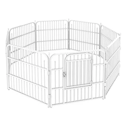 Outdoor Courtyard Garden Pet Playing Fence Cage Camping Carrier Playpen Dog Teddy Playpens