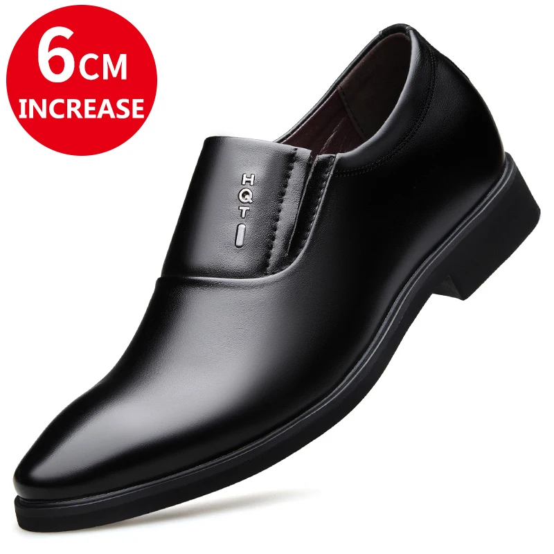 High Quality Business Invisible Height Increase Shoes Men