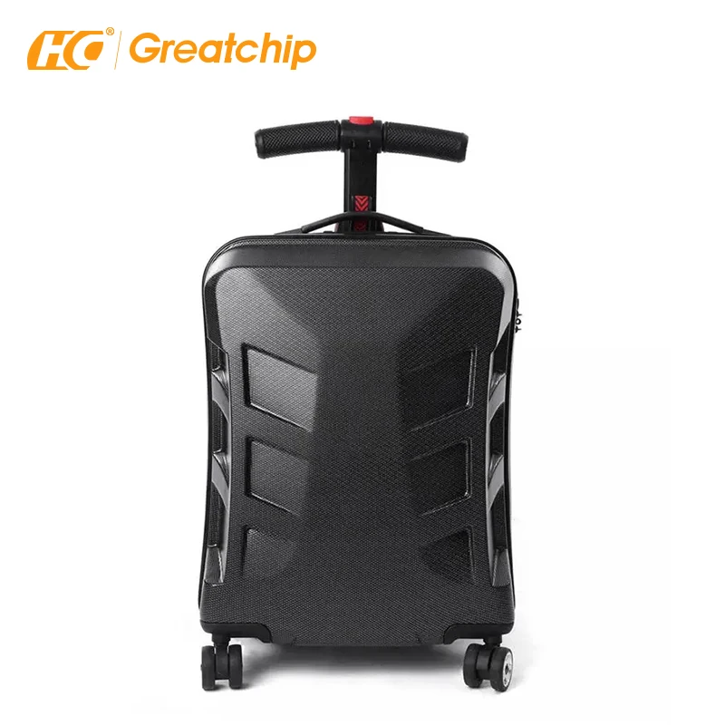 scooter suitcase travel luggage on wheels ride carry on trolley luggage bag gift Skateboard Case