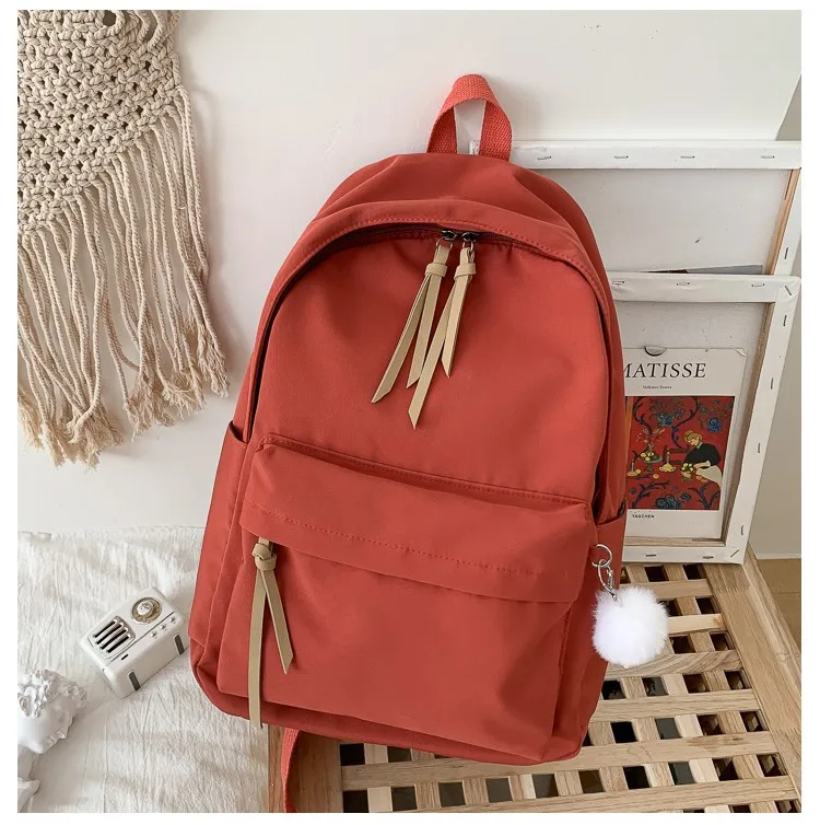 New Arrives Teenage Canvas Backpack Student School Backpack Female Outdoor Travel Bag School Bags