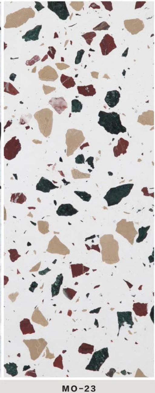 Terrazzo big slab artificial stone Terrazzo kitchen top countertops white terrazzo flooring