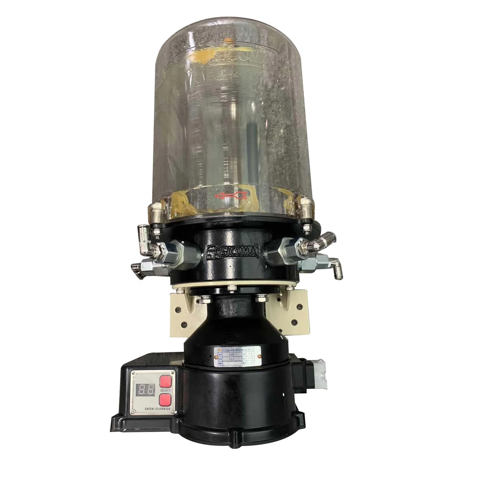 Automatic SICOMA electric lubrication pump 302.DC402 for concrete batching plant,  380 24V butter pump grease thick oil pump