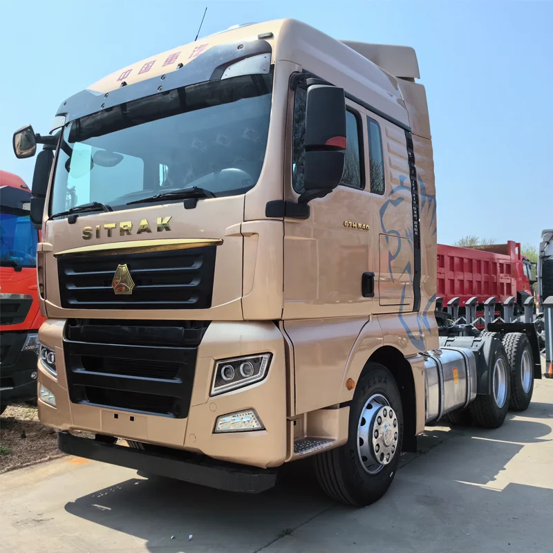 Mining transportation used sitrak 6x4 trcator truck 10wheels 30-40tons 540hp diesel tractor truck for sale