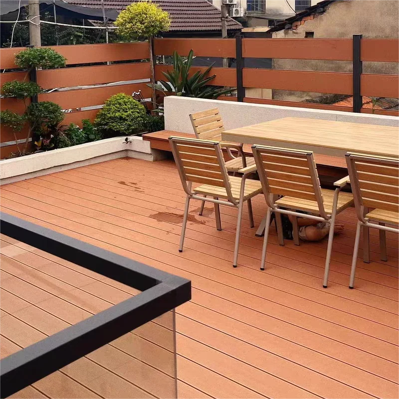 Factory  Cheap Price Solid WPC Board Wood Plastic Composite Decking