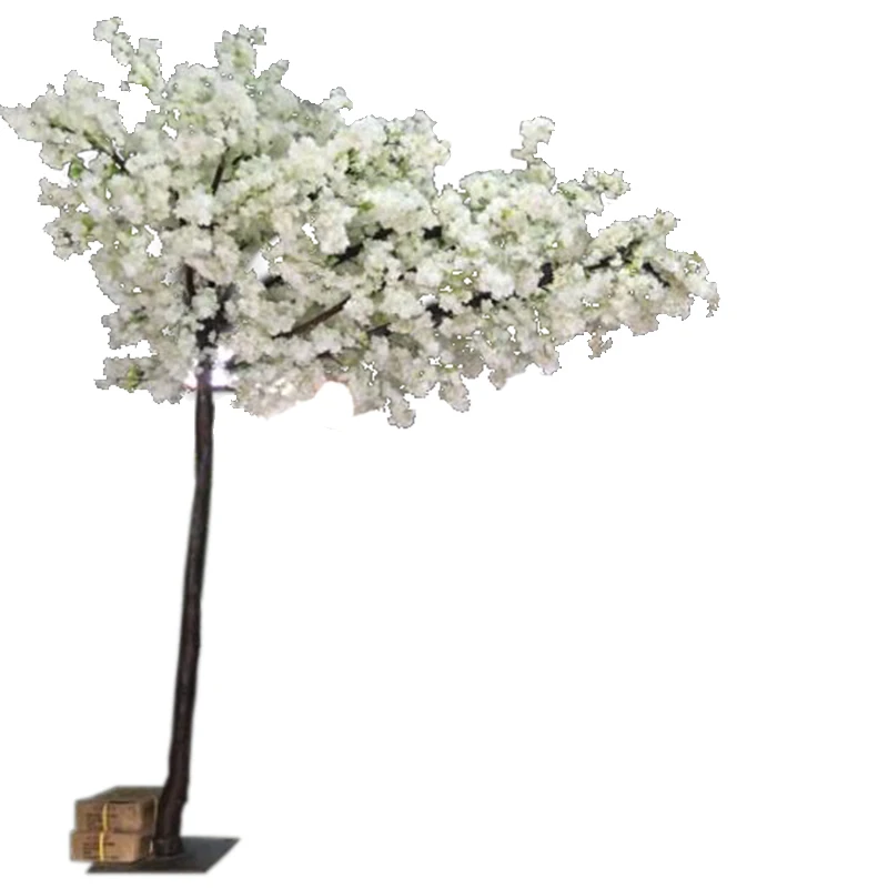 Wholesale high quality wedding decorations artificial cherry tree, fake cherry tree decoration plastic cherry blossom tree