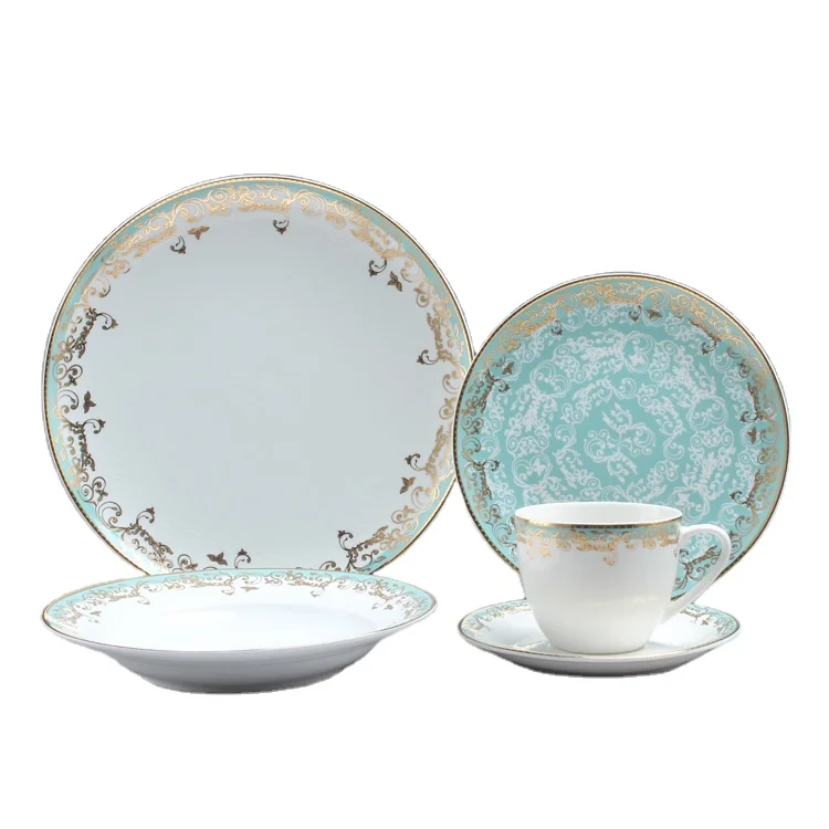 Ужинная тарелка Комплект New Bone Китай (материк) Керамический 20 шт набор