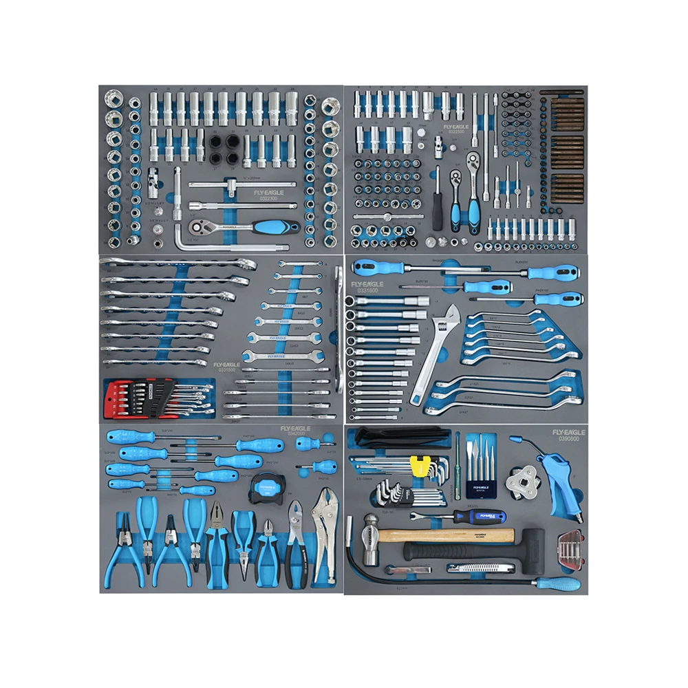 High Quality Professional 371 Pieces CR-V Herramientas Hand Tool Sets for Repair Machine Guaranteed For Life