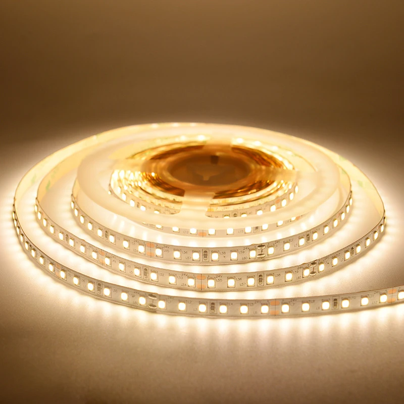 2700K 5000K 6500K холодный теплый белый 24 В 60 120 240 СВЕТОДИОД SMD 2835 RGB Светодиодные полосы света 5 10 20 30 50 м