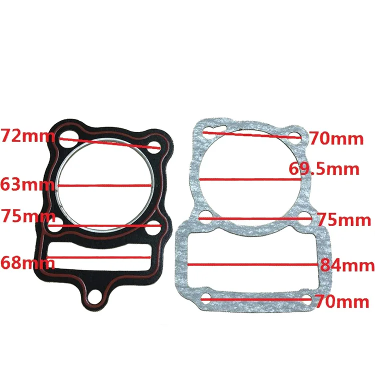 motorcycle CG150 QJ150 162FMJ cylinder block gasket for 150cc CG 150 engine seal spare parts