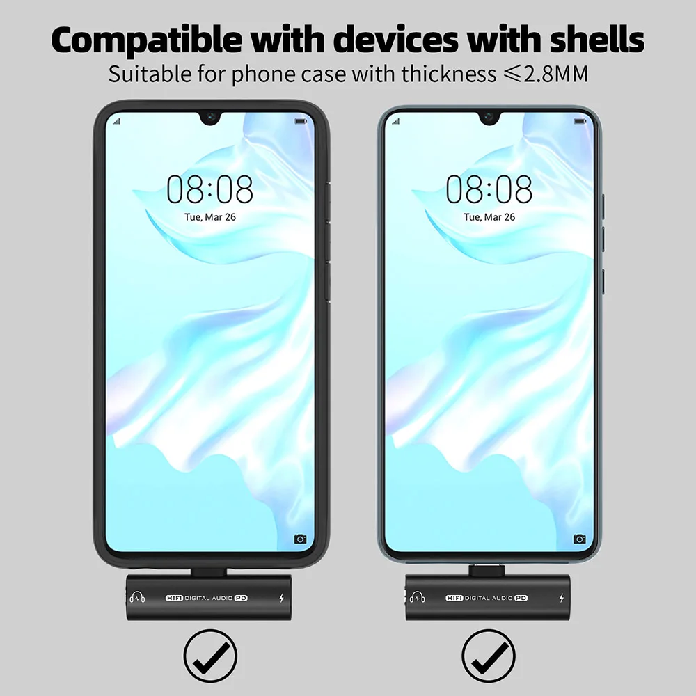 PD 3A Fast Charging Type C To Type C 3.5mm Connector USB Converter Adapter For Laptops Headphones