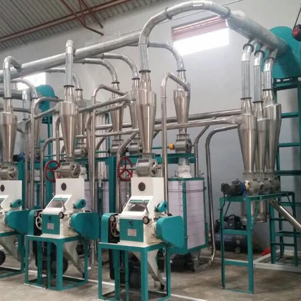 50 ton per day corn flour milling plant maize mill machinery