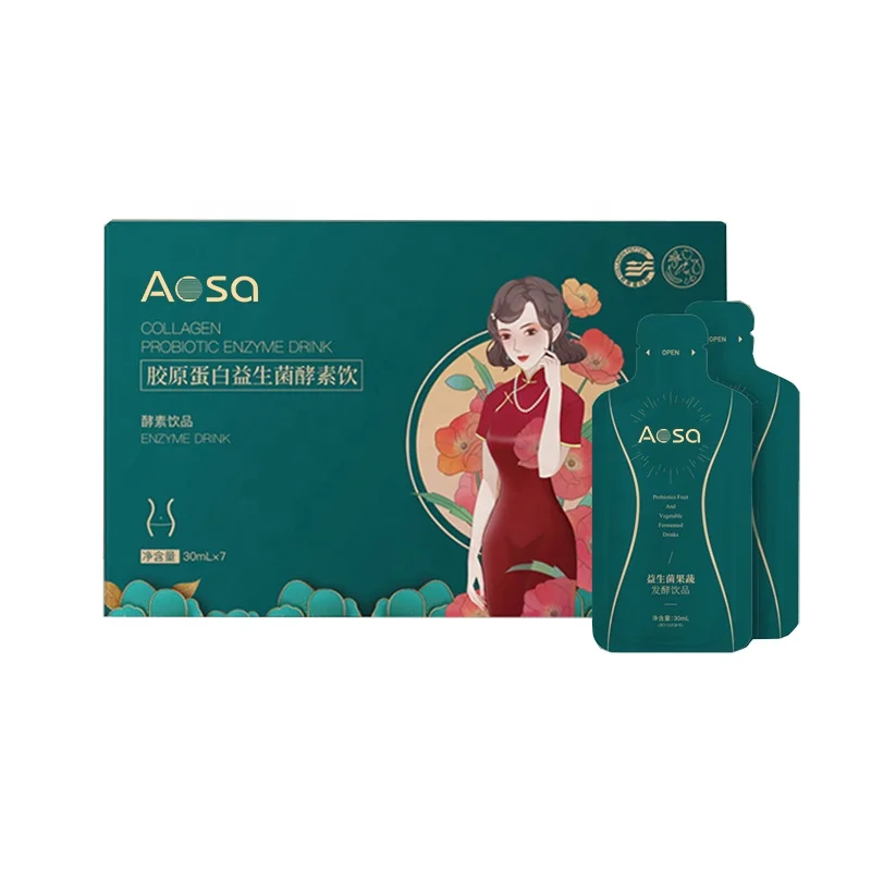 Beauty product health supplements for slimming and whitening, plant collagen enzyme drinks
