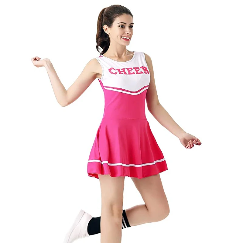 Professional sport girls cheer dance cheerleader costume, sublimated cheerleading uniforms