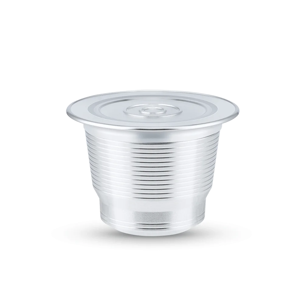 i Cafilas Stainless Steel Reusable Capsules Refillable Crema Coffee Capsules Pods With Reusable Lids Compatible for Nespresso-s