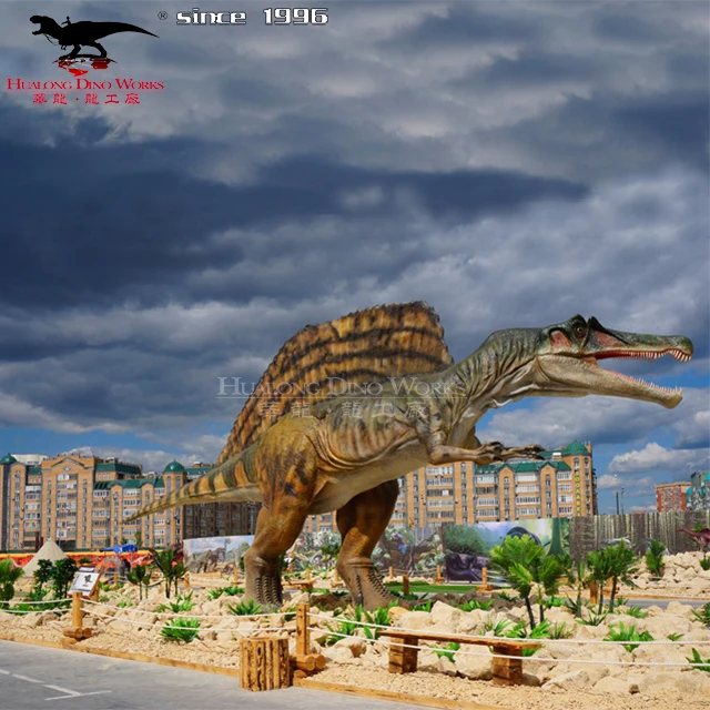 Life size high quality mechanical interactive moving dinosaur