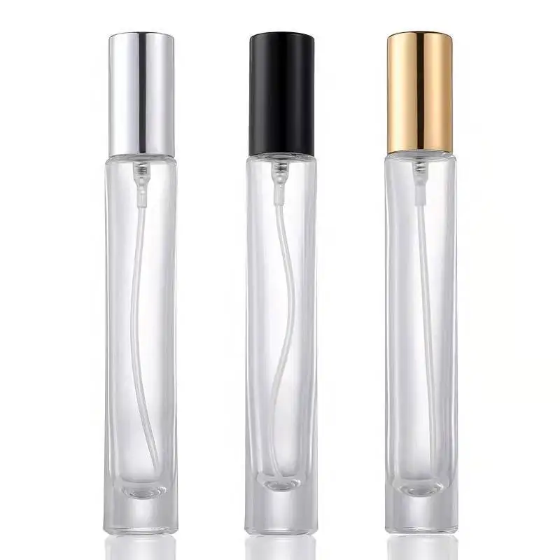 Factory Custom Clear 10ml Screw Neck Glass Bottle Try Out Small Sample Bottle 10ml Perfume Glass Bottle