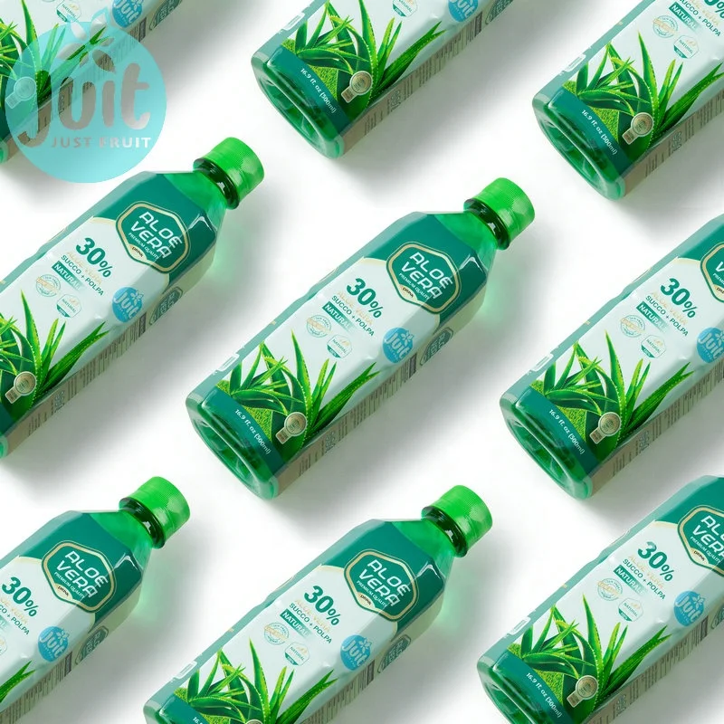 HUPO  500ml Aloe Drink No Sugar Low Carb Beverage Aloe Vera Juice