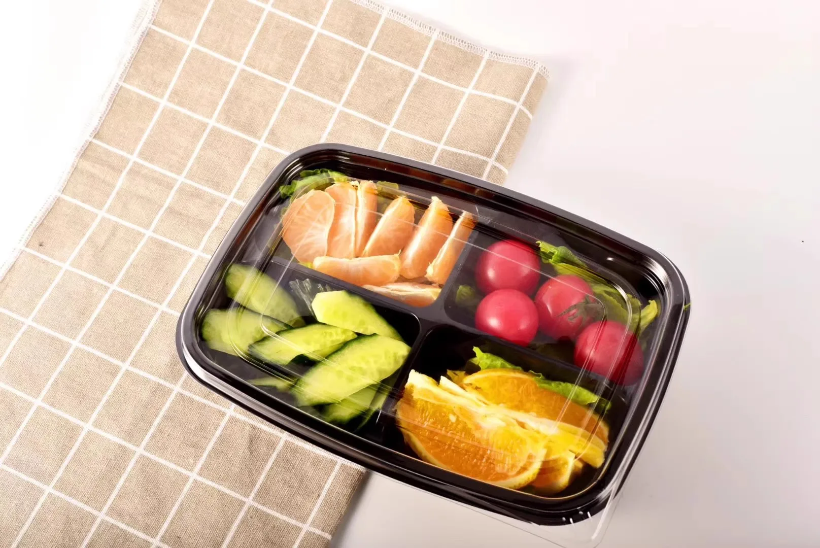 China Factory PET Material Fruit Box With Fresh Food Packaging Plastic Containers