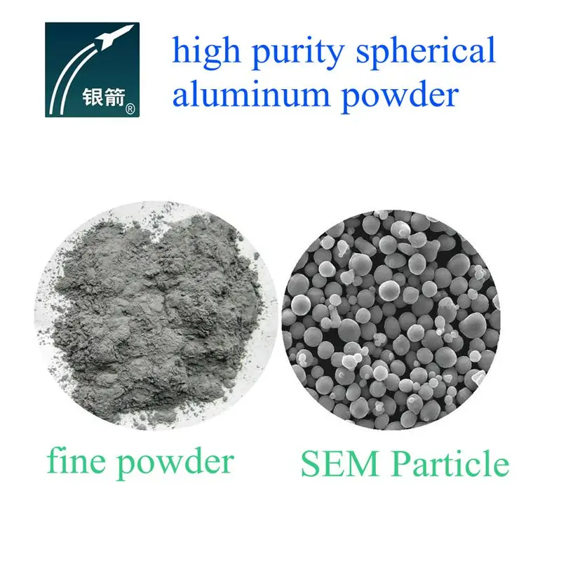 
Spherical aluminum powder 99.9% pure sliver aluminum powder 