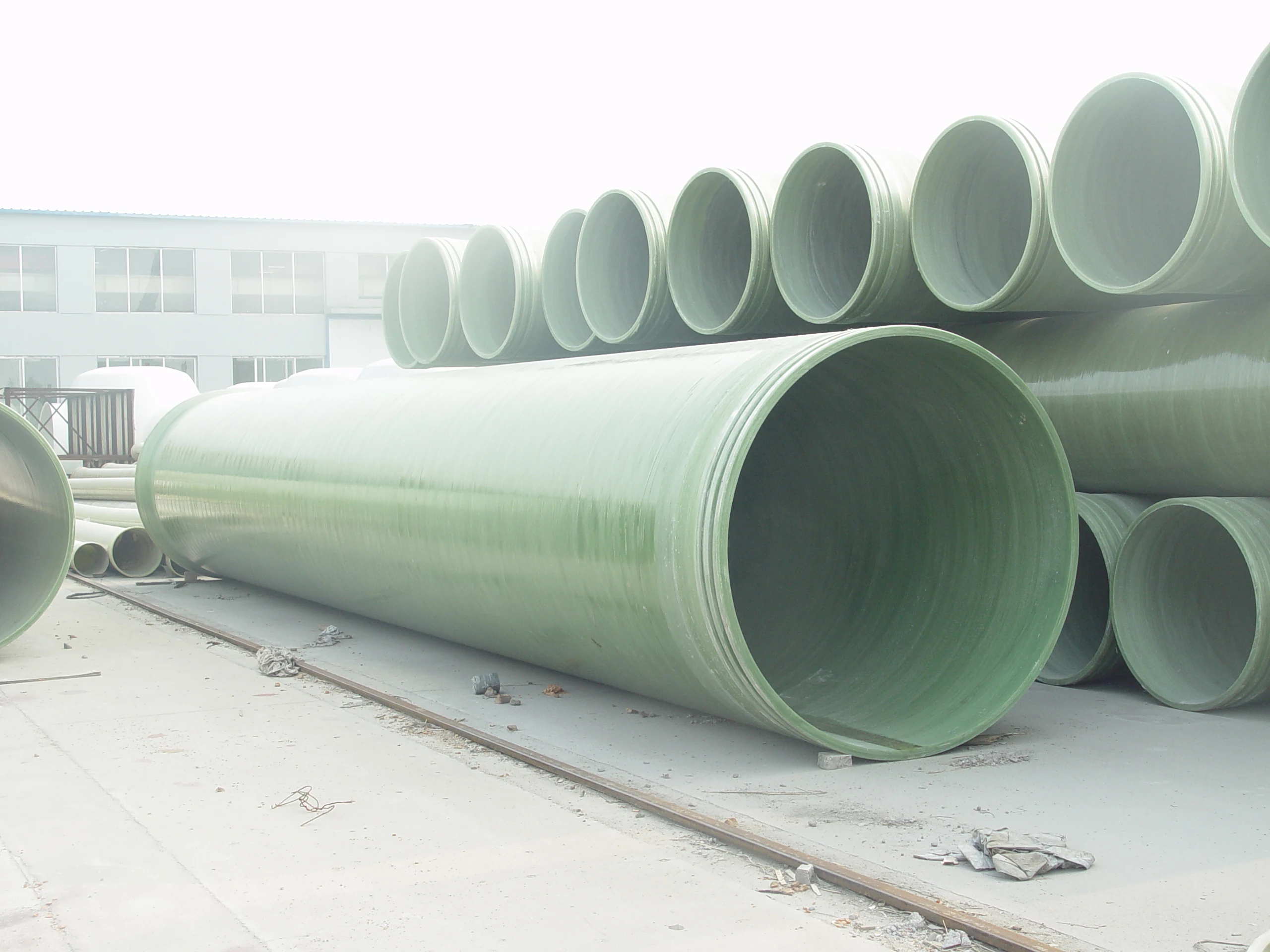 GRP water pipe fittings