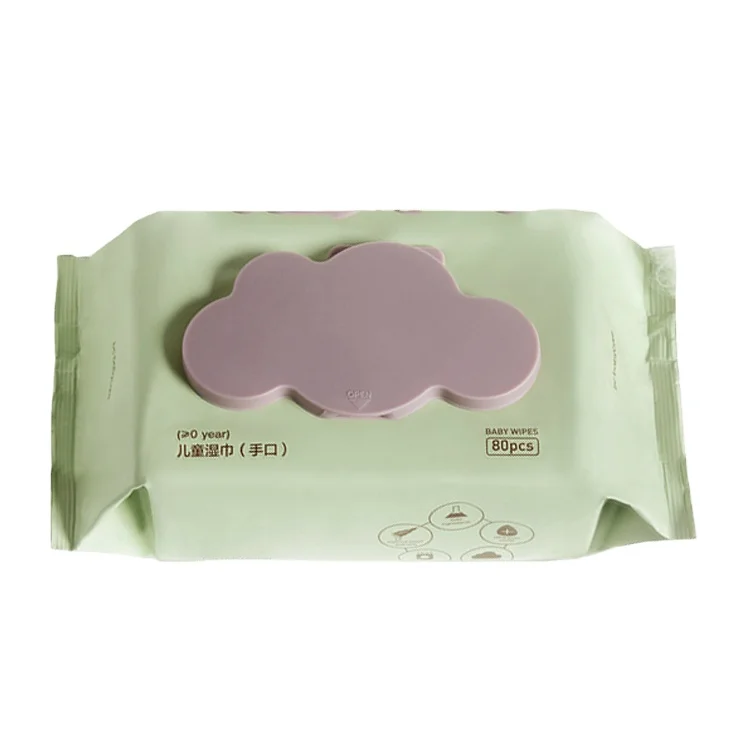 wrapped refreshing wet wipes / wet towel / wet tissue in pearl-embossed material