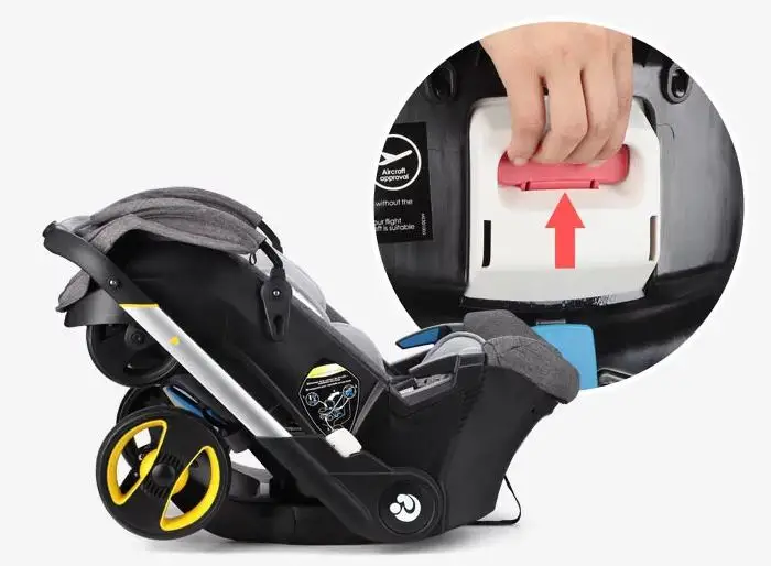 Amazon sells well 4 in 1 baby stroller Safety basket safety seat cradle stroller converts to car seat