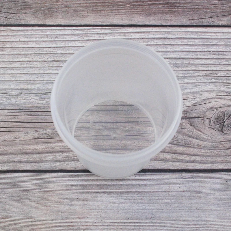 Wholesale with cover plastic transparent burning grass milk tea cup