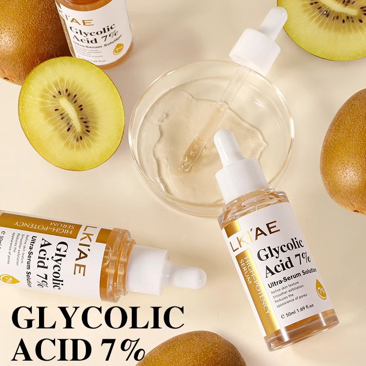 Customize  Glass Skin Care  7% Glycolic Acid Centella  Blemish Remover Pigmentation Peeling Beauty Facial Serum