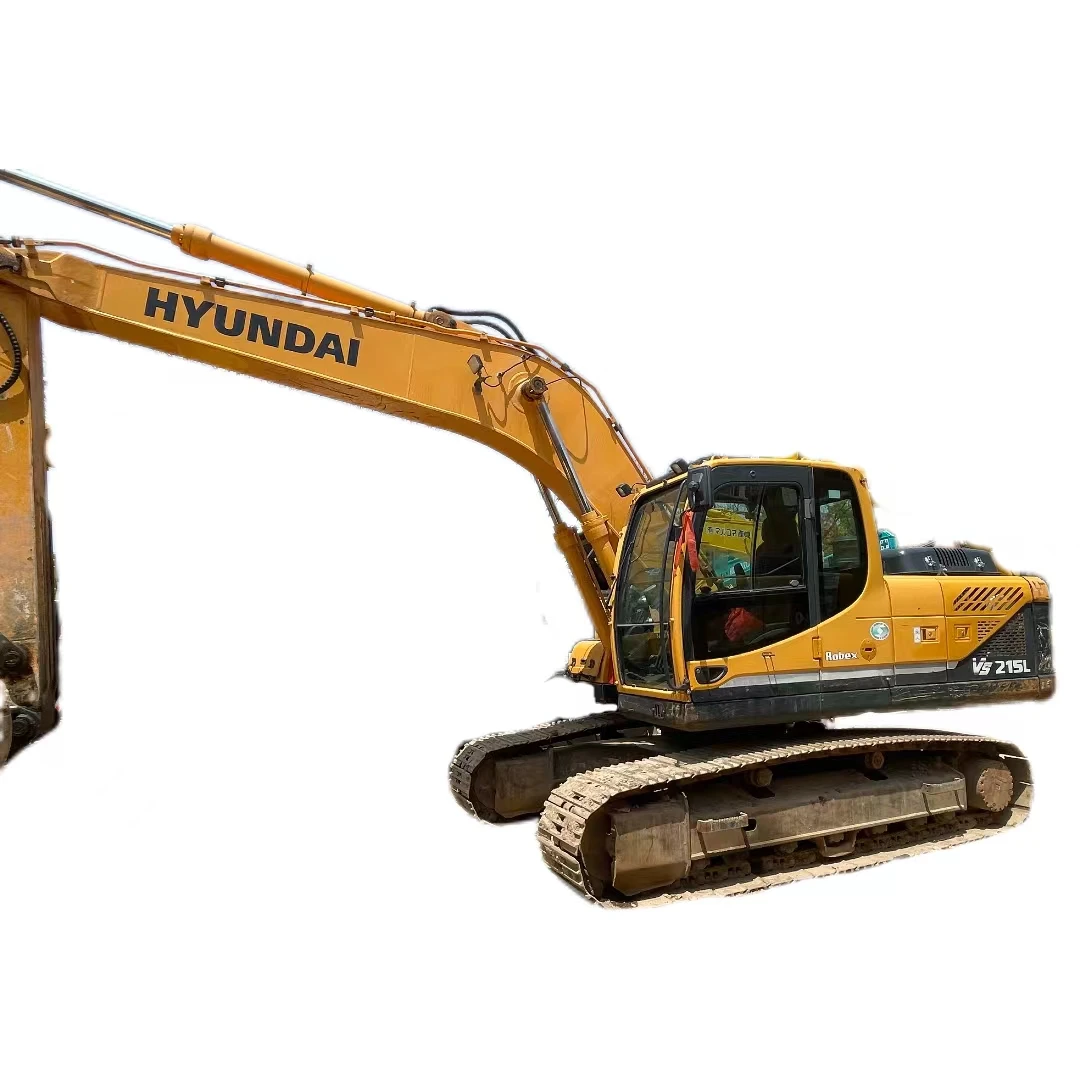 Used crawler backhoe excavators HYUNDAI R215 for sale R210W-9 R130W R485LC-9 good condition low hours cheap for sale
