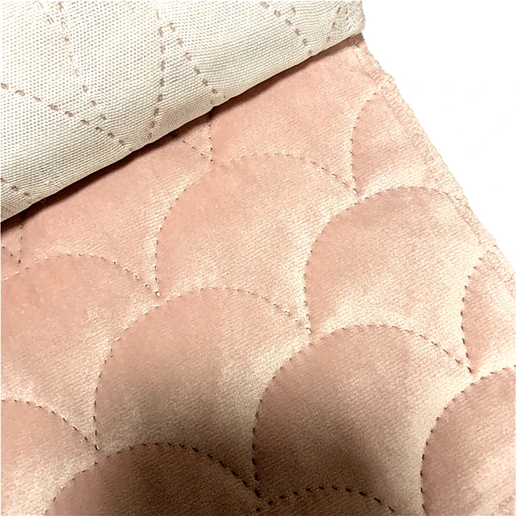 China Wholesale american upholstery sleeper sofas Ultrasonic Embossing Quilting blue velvet upholstery fabric