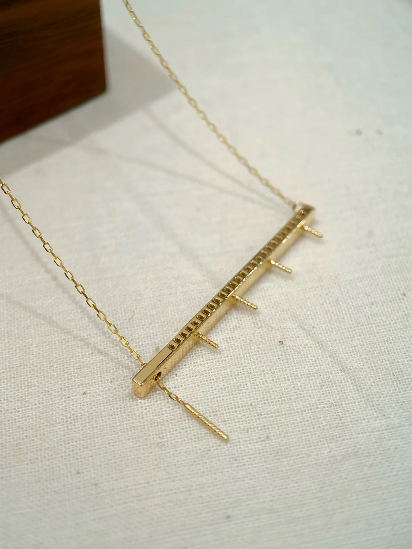 Wholesale 18k Gold Bail Pendant DIY Plain Mount for Pearl Buttons Diamond Pearls Accessory Jewelry Findings for Jewelry Making