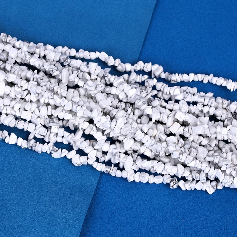 Natural Stone Beads jade beads for jewelry making Irregular Howlite Agate Aventurine Jasper Fluorite Amethyst Citrine Chips