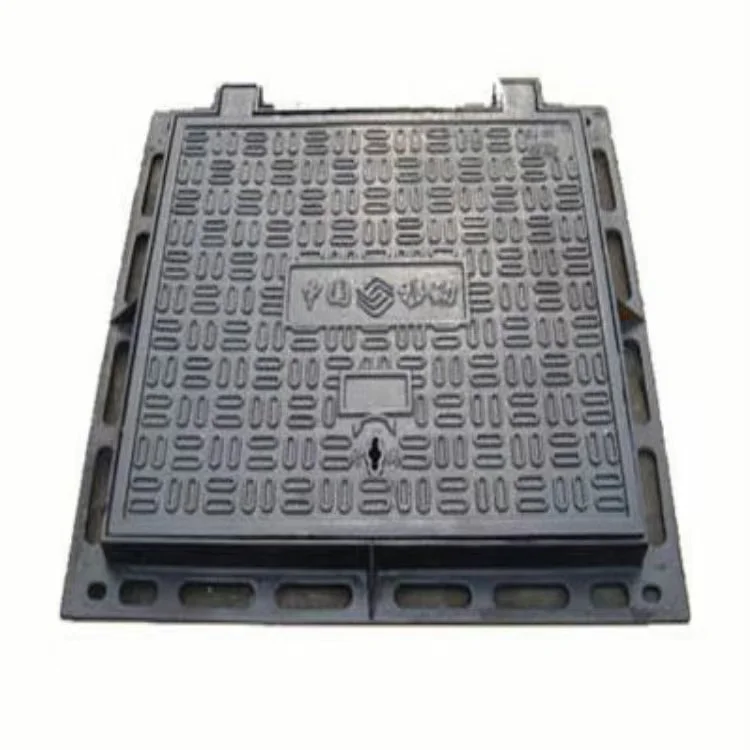 High Quality ISO Customized En124, B125 Rectangle  Ductile Iron Cast Manhole Cover casting service 800*800