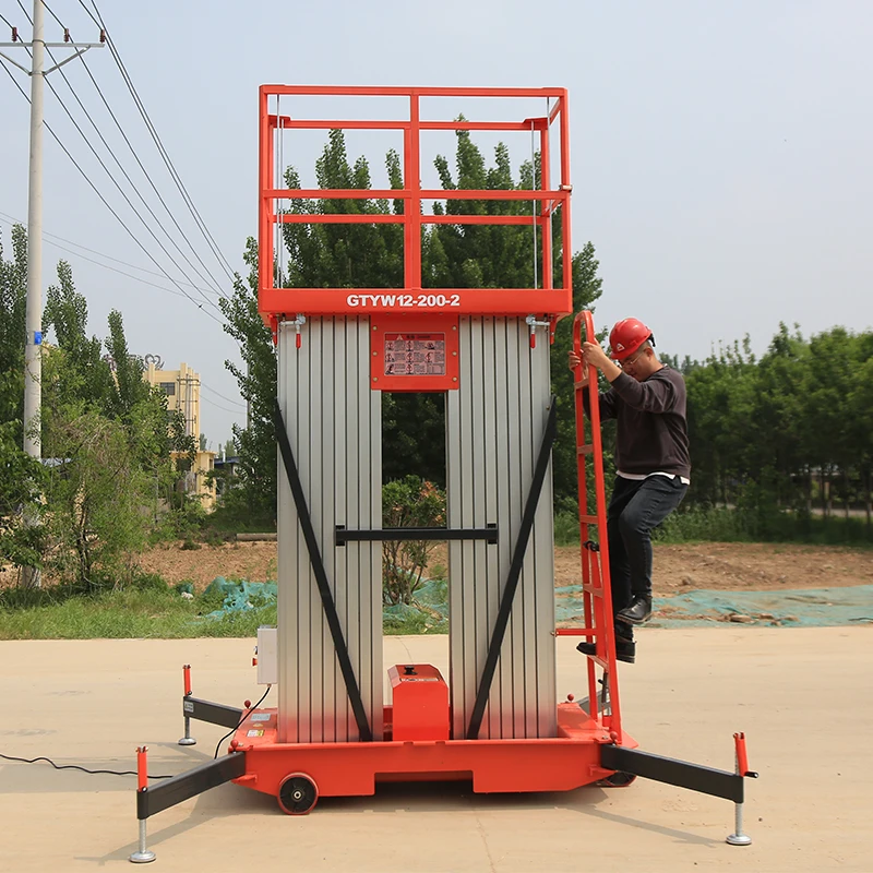 SHANDING Manufacturer Hydraulic Lifting Platform Truck Electric Lift Work Platform
