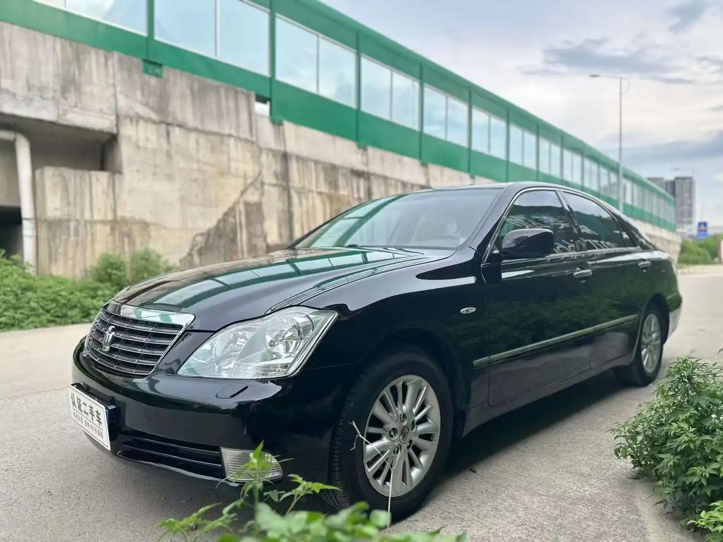 2009 Toyota Crown 2.5L кожаный люк на крыше бензиновый автомобиль.