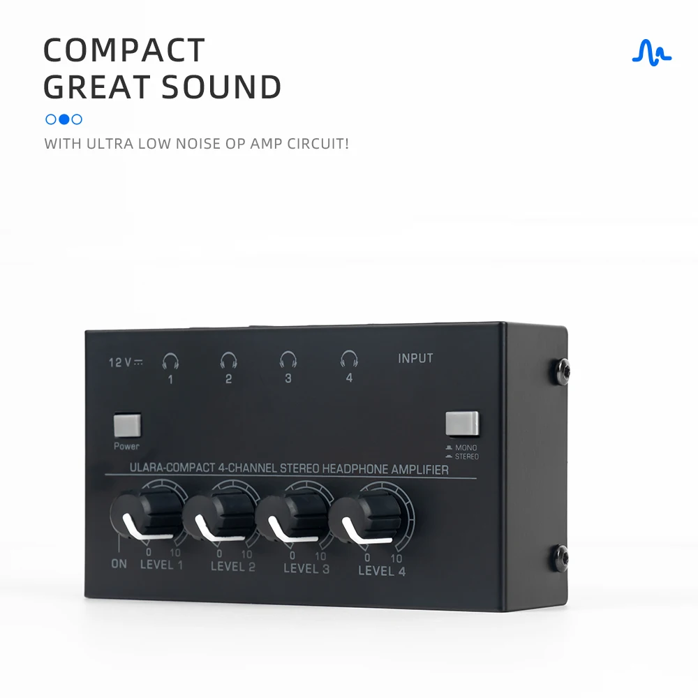 Alctron Ha4plus 4-канальный стерео усилитель для наушников портативный мониторинга компактный